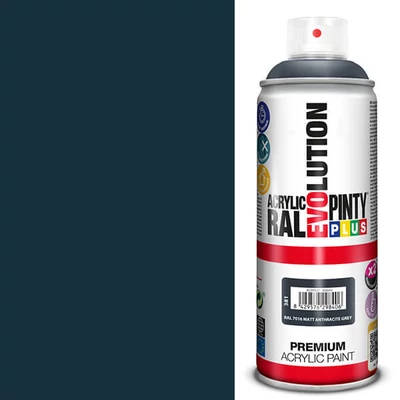 Akrylová farba v spreji, EVOLUTION matná, 400 ml - RAL7016 antracite grey