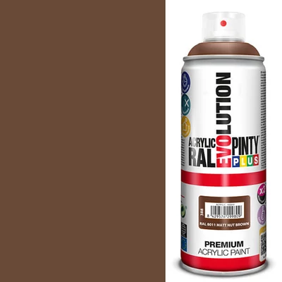 Akrylová farba v spreji, EVOLUTION matná, 400 ml - RAL8011 nut brown