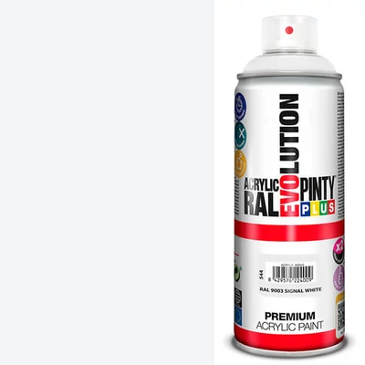 Akrylová farba v spreji, EVOLUTION lesklá, 400 ml - RAL9003 signal white