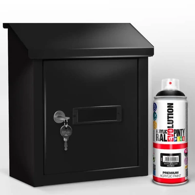 Akrylová farba v spreji, EVOLUTION hodvábny lesk, 400 ml - RAL9005 jet black