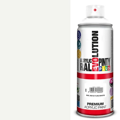 Akrylová farba v spreji, EVOLUTION lesklá, 400 ml - RAL9010 pure white