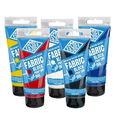 Farba na textil na linoryt Essdee, 100 ml, na vodnej báze - v rôznych farbách