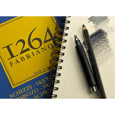 Náčrtník a skicár Fabriano 1264, 90 g - A4, špirálový na vrchu