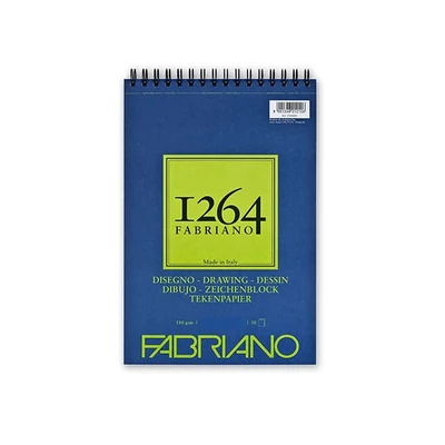 Univerzálny skicár Fabriano 1264, 180 g - A5, špirálový na vrchu