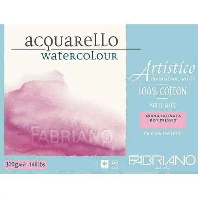 Akvarelový blok Fabriano Artistico, 300 g, 30,5 x 45,5 cm, hladký, 20 listov