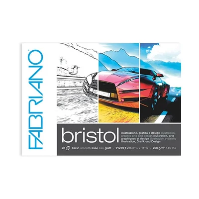 Skicár Fabriano Bristol, 250 g, 20 listov - A4