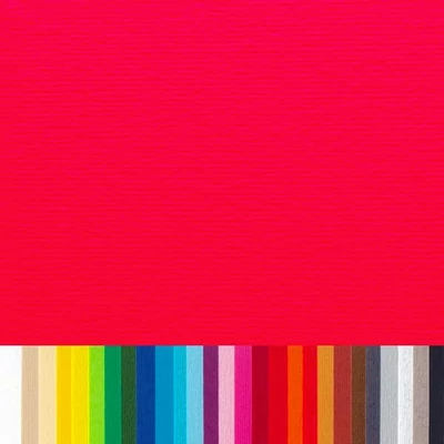 Farebný umelecký kartón Fabriano Elle Erre, 70x100 cm - 09, rosso