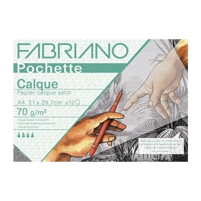 Balenie oauzovacieho papiera Fabriano Pochette Calque, 70 g - A4, 12 listov