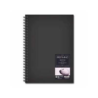 Náčrtník a skicár Fabriano Sketch Book, 110 g, 80 listov - A5, špirálový