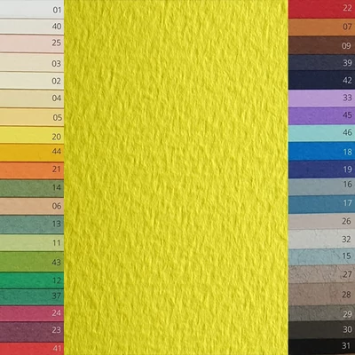 Farebný výkresový papier Fabriano Tiziano, A4 - 20, limone