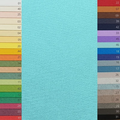 Farebný výkresový papier Fabriano Tiziano, A4 - 46, acqua marina