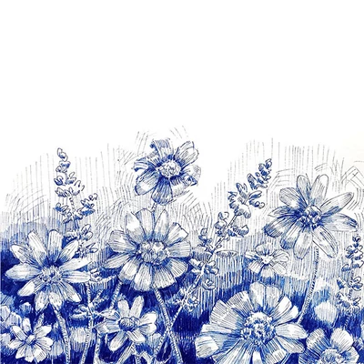 Extra tenký popisovač Fineliner, indigo blue - 0,1 mm