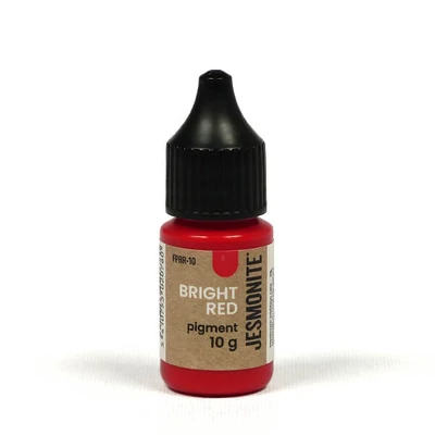 Pigment do akrylátovej živice Jesmonite, 10 g - jasne červený