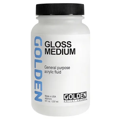 Golden Gloss Medium leštiace médium, 237 ml
