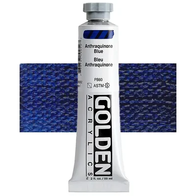 Akrylová farba Golden Acrylics Heavy Body, 59 ml - 1005, anthraquinone blue