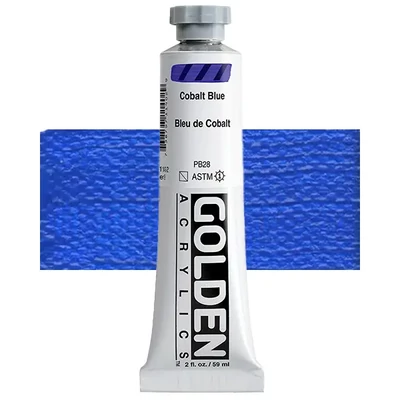 Akrylová farba Golden Acrylics Heavy Body, 59 ml - 1140, cobalt blue