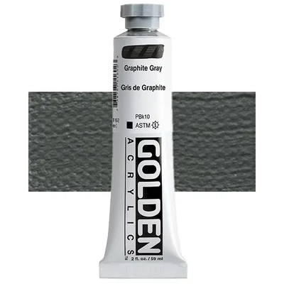 Akrylová farba Golden Acrylics Heavy Body, 59 ml - 1160, graphite gray