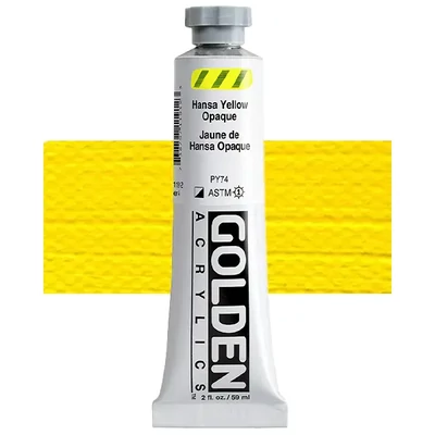 Akrylová farba Golden Acrylics Heavy Body, 59 ml - 1191, hansa yellow opaque