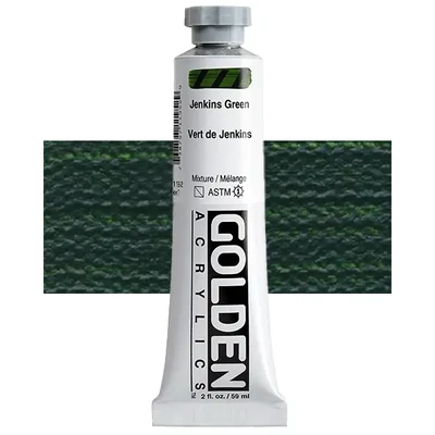Akrylová farba Golden Acrylics Heavy Body, 59 ml - 1195, jenkins green