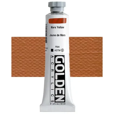 Akrylová farba Golden Acrylics Heavy Body, 59 ml - 1202, mars yellow