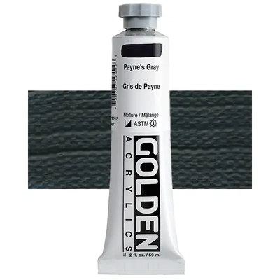Akrylová farba Golden Acrylics Heavy Body, 59 ml - 1240, payne's gray