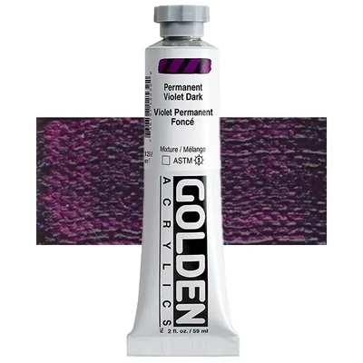 Akrylová farba Golden Acrylics Heavy Body, 59 ml - 1253, permanent violet dark