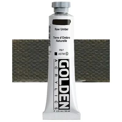 Akrylová farba Golden Acrylics Heavy Body, 59 ml - 1350, raw umber