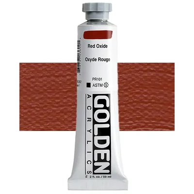 Akrylová farba Golden Acrylics Heavy Body, 59 ml- 1360, red oxide