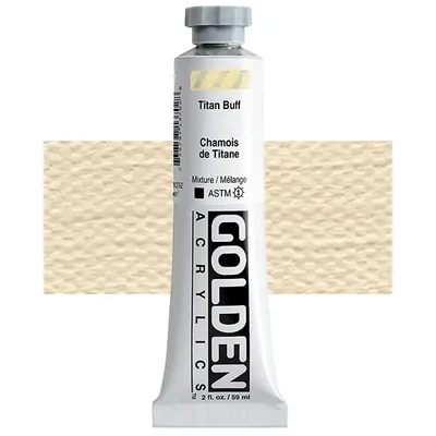Akrylová farba Golden Acrylics Heavy Body, 59 ml - 1370, titan buff