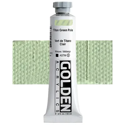 Akrylová farba Golden Acrylics Heavy Body, 59 ml - 1371, titan green pale