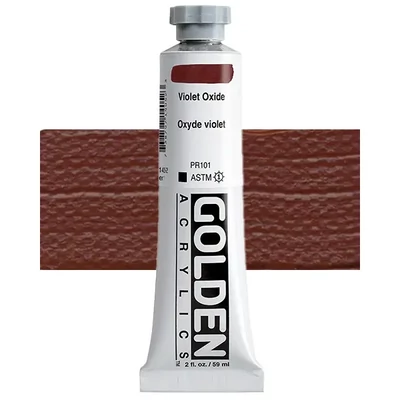 Akrylová farba Golden Acrylics Heavy Body, 59 ml - 1405, violet oxide
