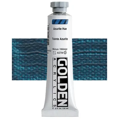 Akrylová farba Golden Acrylics Heavy Body, 59 ml - 1464, azurite hue