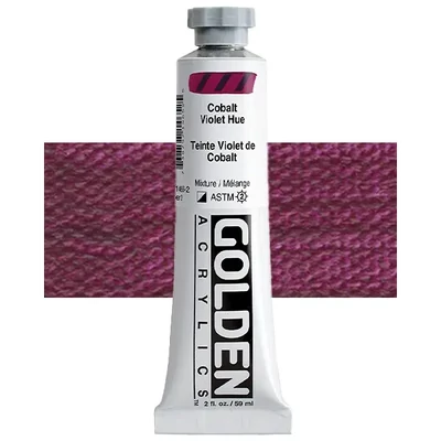 Akrylová farba Golden Acrylics Heavy Body, 59 ml - 1465, cobalt violet hue