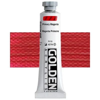 Akrylová farba Golden Acrylics Heavy Body, 59 ml - 1510, primary magenta