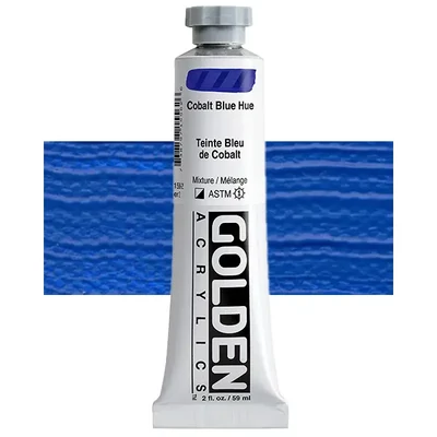 Akrylová farba Golden Acrylics Heavy Body, 59 ml - 1556, cobalt blue hue