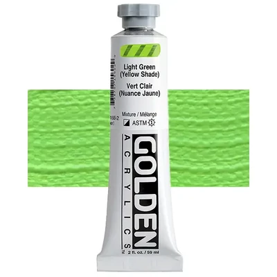 Akrylová farba Golden Acrylics Heavy Body, 59 ml - 1560, light green (yellow shade)