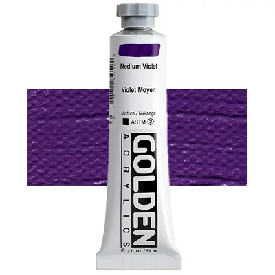 Golden Acrylics Heavy Body akrilfesték, 59 ml - 1572, medium violet