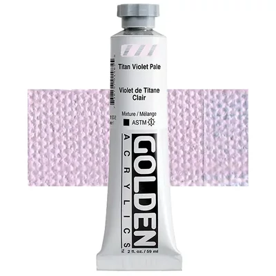 Akrylová farba Golden Acrylics Heavy Body, 59 ml - 1573, titan violet pale