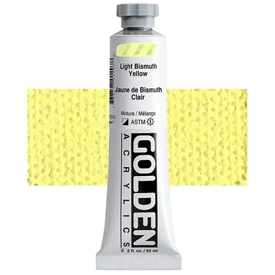 Akrylová farba Golden Acrylics Heavy Body, 59 ml - 1574, light bismuth yellow