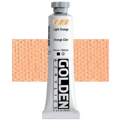 Akrylová farba Golden Acrylics Heavy Body, 59 ml - 1575, light orange