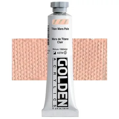 Akrylová farba Golden Acrylics Heavy Body, 59 ml - 1576, titan mars pale