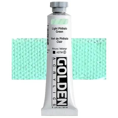 Akrylová farba Golden Acrylics Heavy Body, 59 ml - 1578,  light phthalo green
