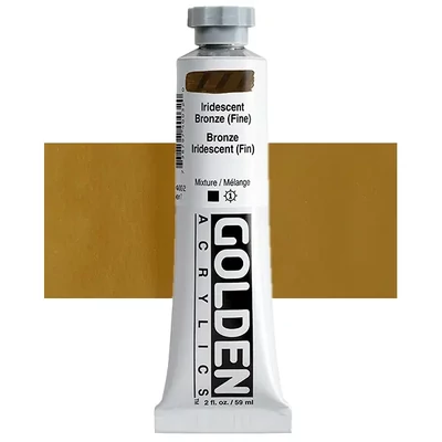 Akrylová farba Golden Acrylics Heavy Body, 59 ml - 4003, iridescent bronze (fine)