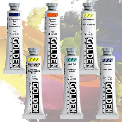 Akrylová farba Golden Acrylics Heavy Body, 59 ml – rôzne farby
