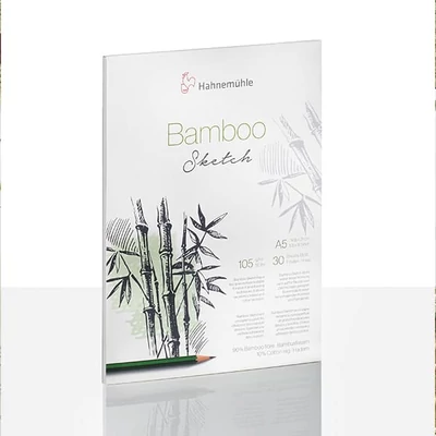 Bambusový náčrtník a skicár Hahnemühle Bamboo Sketch, 105 g, 30 listov, A4