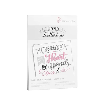 Náčrtník a skicár Hahnemühle Hand Lettering, 170 g, 25 listov - A5