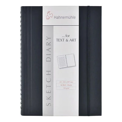 Náčrtník a skicár Hahnemühle Sketch Diary, 120 g, 60 listov - A4