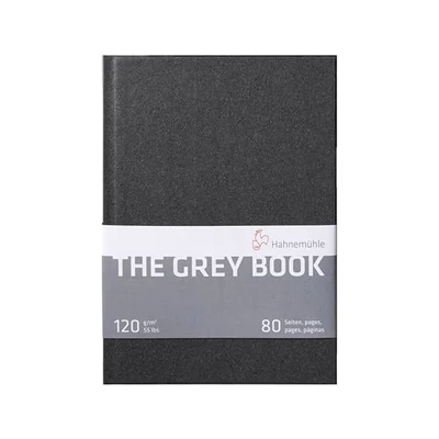 Náčrtník a skicár  Hahnemühle The Grey Book, 120 g, 40 listov - A4