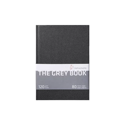 Náčrtník a skicár Hahnemühle The Grey Book, 120 g, 40 listov - A5
