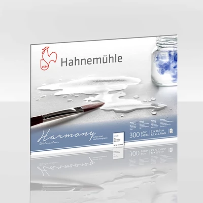 Akvarelový blok Hahnemühle, Harmony, 300 g - 12 listov, A4, hrubý